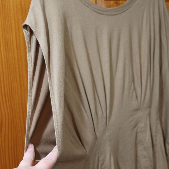 Good American Brown Sleeveless Pleated Top 5 - Picture 5 of 8